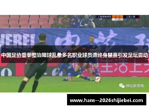 中国足协重拳整治赌球乱象多名职业球员遭终身禁赛引发足坛震动
